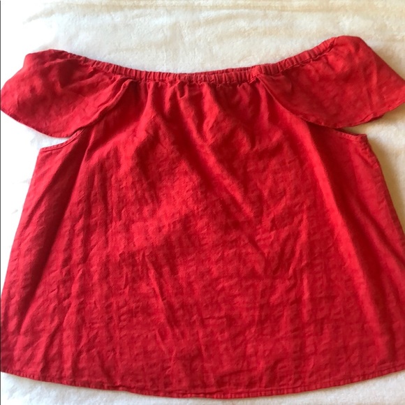 JCrew Off The Shoulder Top - Picture 1 of 4